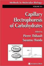 Capillary Electrophoresis of Carbohydrates