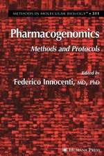 Pharmacogenomics: Methods and Protocols