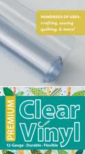 Premium Clear Vinyl Roll: 12-Gauge Durable Flexible