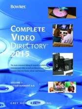 Bowker's Complete Video Directory - 4 Volume Set, 2015