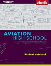 Aviation High School Student Notebook