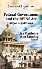 Federal Government & the REINS Act