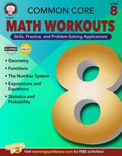 Common Core Math Workouts, Grade 8