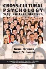 Cross-Cultural Psychology