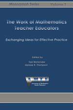 The Work of Mathematics Teacher Educators