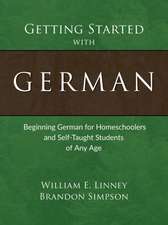 Getting Started with German