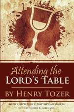 Attending the Lord's Table