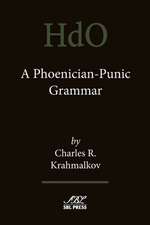 A Phoenician-Punic Grammar