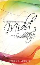 What Do You Do in the Midst of a Suddenly?