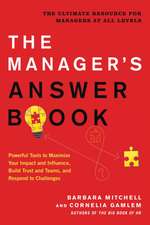 The Manager's Answer Book