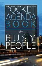 Pocket Agenda Book