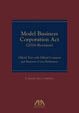 MODEL BUSINESS CORPORATION ACT