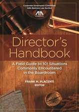 DIRECTORS HANDBOOK FIELD GDE 101 SITUA