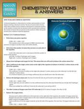 Chemistry Equations & Answers (Speedy Study Guides)