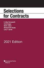 SELECTIONS FOR CONTRACTS 2021 EDITION