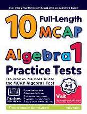 10 Full Length MCAP Algebra I Practice Tests