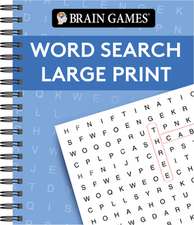 Brain Games - Word Search Large Print (Blue)