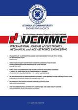 International Journal of Electronics, Mechanical and Mechatronics Engineering