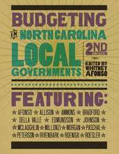 BUDGETING IN NORTH CAROLINA LOCAL GOVERN