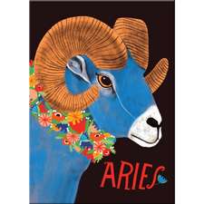 Lisa Congdon for Em & Friends Aries Zodiac Magnet