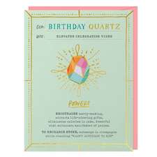 6-Pack Emily McDowell & Friends Birthday Quartz Fantasy Stone Cards