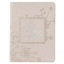 Journal Handy Luxleather It Is Well with My Soul