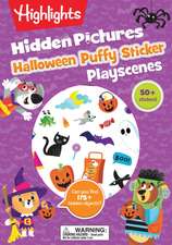 Halloween Hidden Pictures Puffy Sticker Playscenes