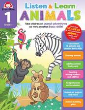 Animals, Grade 1 Workbook