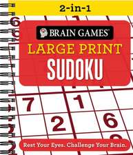 Brain Games 2-In-1 - Large Print Sudoku