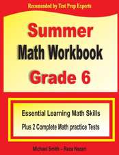 Summer Math Workbook Grade 6