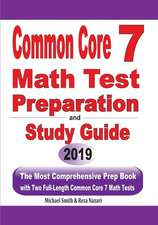 Common Core 7 Math Test Preparation and Study Guide