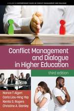 Conflict Management and Dialogue in Higher Education