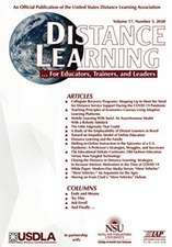 Distance Learning Volume 17 Issue 3 2020