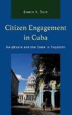 Baer, J: Citizen Engagement in Cuba