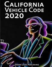 California Vehicle Code 2020