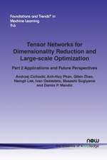 Tensor Networks for Dimensionality Reduction and Large-scale Optimization