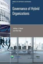 Governance of Hybrid Organizations