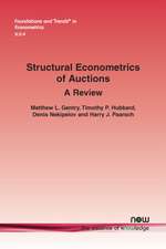 Structural Econometrics of Auctions