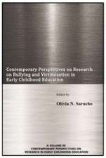 Contemporary Perspectives on Research on Bullying and Victimization in Early Childhood Education