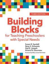 Building Blocks for Teaching Preschoolers with Special Needs