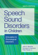 Speech Sound Disorders in Children