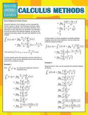 Calculus Methods (Speedy Study Guides)