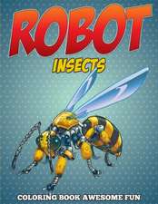 Robot Insects Coloring Book