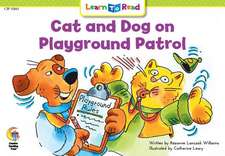 Cat and Dog on Playground Patrol