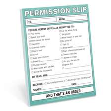 Knock Knock Permission Slip Nifty Note