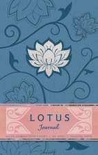 Lotus Hardcover Ruled Journal