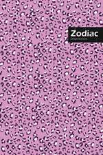 Zodiac Lifestyle, Animal Print, Write-in Notebook, Dotted Lines, Wide Ruled, Medium Size 6 x 9 Inch, 144 Pages (Purple)