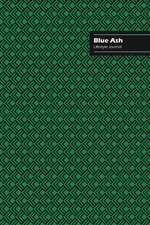 Blue Ash Lifestyle Journal, Creative Write-in Notebook, Dotted Lines, Wide Ruled, Medium Size (A5), 6 x 9 Inch (Green)