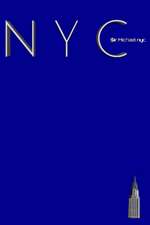 Huhn, M: NYC Chrysler building bright blue classic grid page