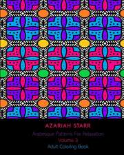 Starr, A: Arabesque Patterns For Relaxation Volume 3